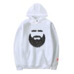 Jason Kelce Beard Hoodie White