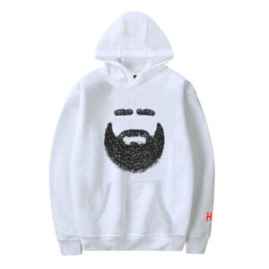 Jason Kelce Beard Hoodie White