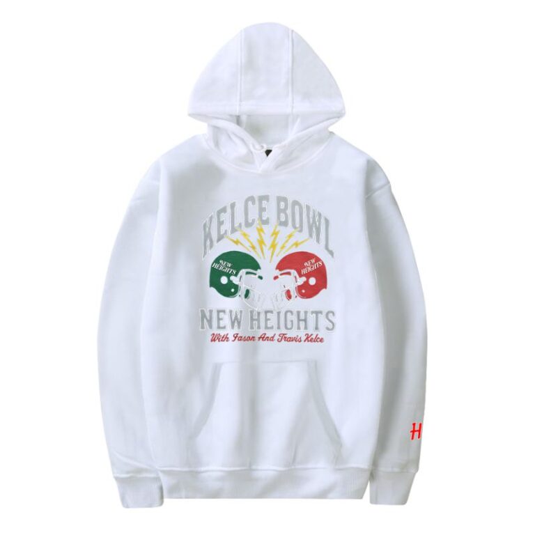 New Heights Kelce Bowl Hoodie White